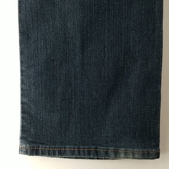 Santana Jeans Women's Size10x32 Washed Blue Front Button Zipper Closure 5 Pocket - Picture 7 of 9